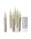 Candele LED Simulate con Gancio in Filo da Pesca - Illuminazione Creativa per Ogni Occasione