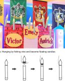 Candele LED Simulate con Gancio in Filo da Pesca - Illuminazione Creativa per Ogni Occasione