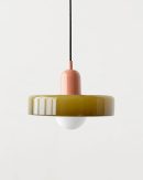 Lampada da Comodino Creativa in Vetro - Lampadario Retro Elegante