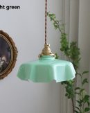 Lampadario Vintage Francese in Vetro - Eleganza Classica per la Tua Casa