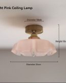 Lampadario Vintage Francese in Vetro - Eleganza Classica per la Tua Casa