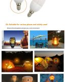 Lampadina LED Effetto Fiamma: Illumina con Stile e Sicurezza