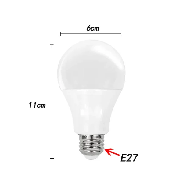 Lampadina LED E27 9W UV - Luce Nera 395nm per Decorazioni Fluorescenti e Feste