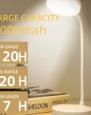 Lampade da Tavolo LED Ricaricabili per Bambini: Luce Notturna Regolabile per Studio e Protezione degli Occhi