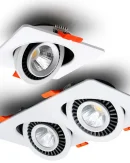 Faretto LED Incassato Dimmerabile 360° - Lampada da Soffitto Decorativa 7W/9W/12W/14W/18W/24W AC85-265V