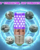 Lampadina LED UV E27 60W - Sterilizzazione Germicida e Disinfezione per la Casa