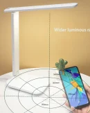 Lampada da Tavolo Pieghevole USB Touch Dimmerabile per Lettura - Luce Notturna LED per Dormitorio e Protezione degli Occhi