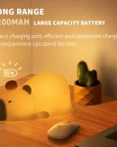 Lampada Notturna Ricaricabile Capibara in Silicone - Luce da Notte per Bambini, Regalo Ideale per la Camera