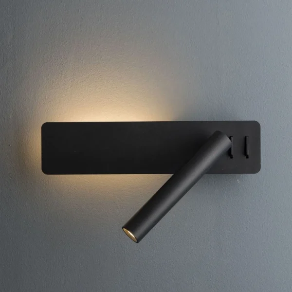 Applique LED da Lettura per Camera da Letto - Lampada da Testata Letto Rotante con Luce Spot 3W
