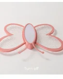 Lampada da Soffitto a LED Farfalla per Camera Bambina - Illuminazione Moderna per Soggiorno e Stanza da Letto