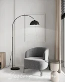 Lampada da Terra LED Creativa Nordic in Marmo per Soggiorno e Camera da Letto - Illuminazione Calda e Lusso