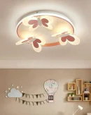 Lampada da Soffitto per Bambini a Forma di Farfalla - Illuminazione Decorativa Rosa per Stanza Studio e Camera da Letto Femminile