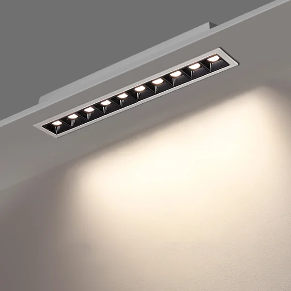 Faretto LED Dimmerabile 10W 20W 30W per Soffitto - Illuminazione Interna Recessed Grille Lamp