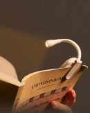 Mini Lampada da Lettura Portatile con Clip USB Ricaricabile - Luce Notturna LED Dimmerabile per Camera da Letto e Campeggio