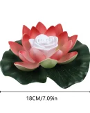 Lampada Notturna Galleggiante a LED a Forma di Loto Impermeabile per Giardino, Piscina e Acquario