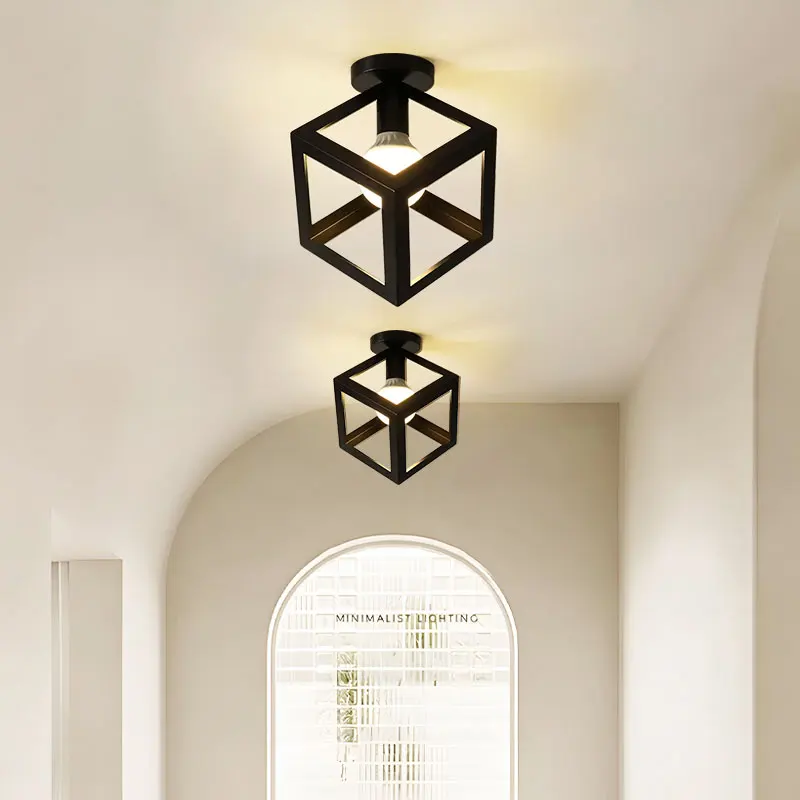 Lampade da Soffitto Retro E27 per Corridoio: Illuminazione Vintage per Interni e Decorazione Camera da Letto