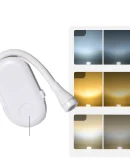 Mini Lampada da Lettura Portatile con Clip USB Ricaricabile - Luce Notturna LED Dimmerabile per Camera da Letto e Campeggio