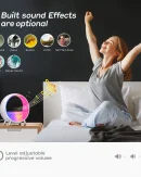 Sveglia Elettronica Smart LED con Simulazione del Tramonto, Altoparlante Bluetooth e Luce Notturna per Atmosfera - Decorazione per la Camera da Letto