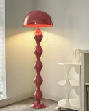 Lampada da Terra Moderna AiPaiTe LED a Stile Crema - Lampada a Fungo per Decorazione Interni