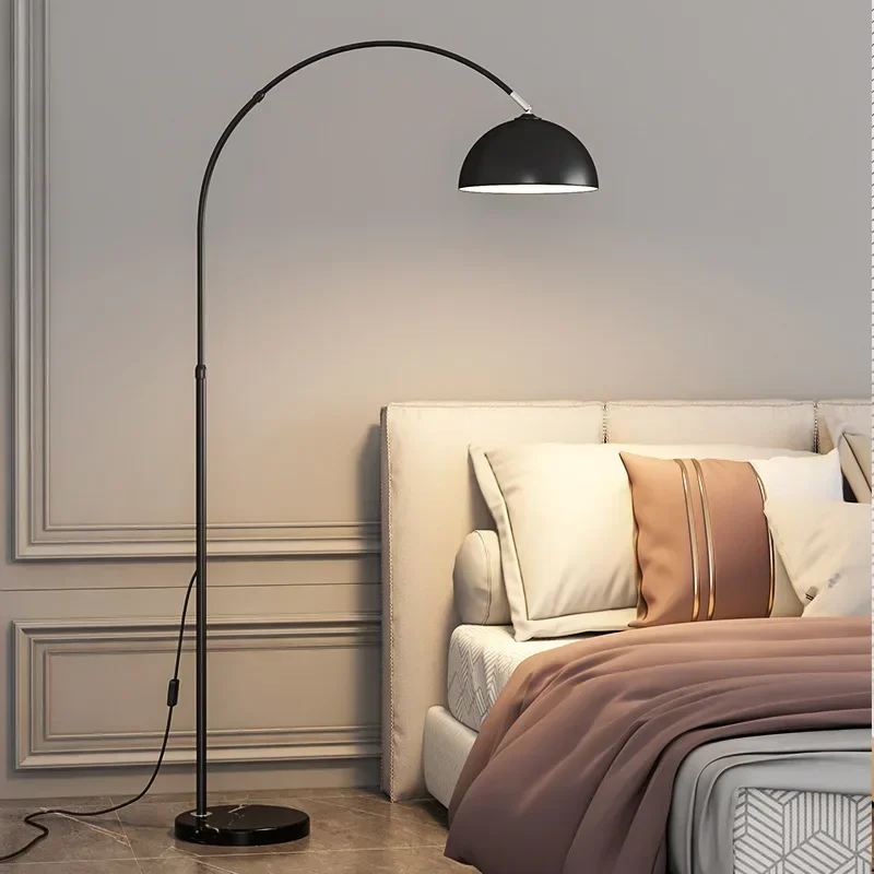 Lampada da Terra LED Creativa Nordic in Marmo per Soggiorno e Camera da Letto - Illuminazione Calda e Lusso