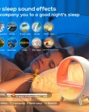 Sveglia Elettronica Smart LED con Simulazione del Tramonto, Altoparlante Bluetooth e Luce Notturna per Atmosfera - Decorazione per la Camera da Letto