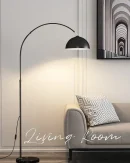 Lampada da Terra LED Creativa Nordic in Marmo per Soggiorno e Camera da Letto - Illuminazione Calda e Lusso
