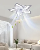 Ventilatore da Soffitto Smart con Luce LED e Telecomando - Lampada Moderna per Soggiorno e Camera da Letto