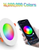 15-1PCS Faretto LED Smart Dimmerabile 10W RGB CW WW - Lampada da Soffitto Incassata