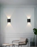 Applique da Esterno MARPOU Impermeabili IP65 - Lampade da Giardino 2/4/6/8/10W per Decorazione Casa