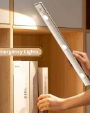 Lampada Notturna LED Wireless Ricaricabile USB con Sensore di Movimento - Luce per Armadio e Lettura a 3 Colori
