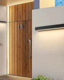 Applique da Esterno Impermeabile YU11: Lampade a Muro Singole per Giardino, Portico e Terrazza