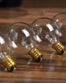 10 Lampadine Edison Incandescenti 7W E12 G40 2200K - Luci Decorative per Stringa 110V/220V