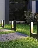 Lampada da Giardino Moderna in Alluminio 10W LED IP65 - Illuminazione Esterno per Villa e Parco