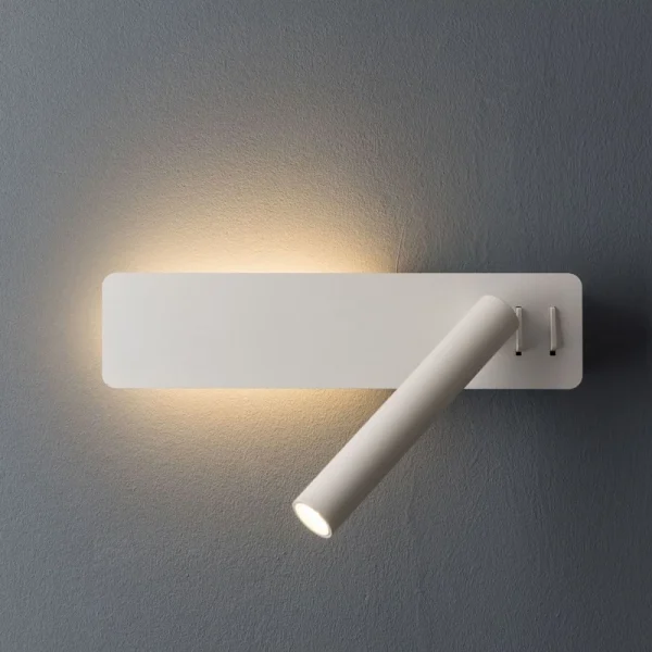 Applique LED da Lettura per Camera da Letto - Lampada da Testata Letto Rotante con Luce Spot 3W