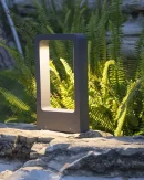 Lampada da Giardino Moderna in Alluminio 10W LED IP65 - Illuminazione Esterno per Villa e Parco