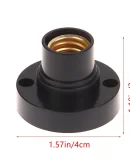 Supporto Lampadina E14 a Vite - Adattatore per Lampadine LED Spiralate