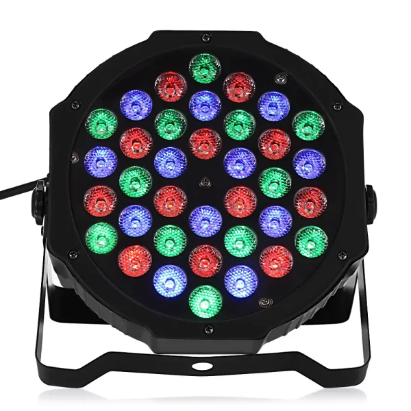 36W Luce Disco Professionale DMX512 RGB LED per KTV, Bar e Feste - Proiettore Effetti Luce DJ