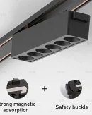 Illuminazione Interna Smart Home: Sistema di Luce a Binario Magnetico Dimmabile Ultra-Sottile 6mm 48V Tuya