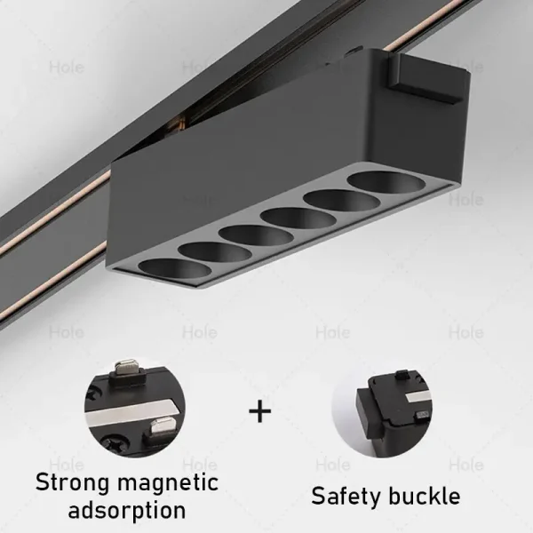 Illuminazione Interna Smart Home: Sistema di Luce a Binario Magnetico Dimmabile Ultra-Sottile 6mm 48V Tuya